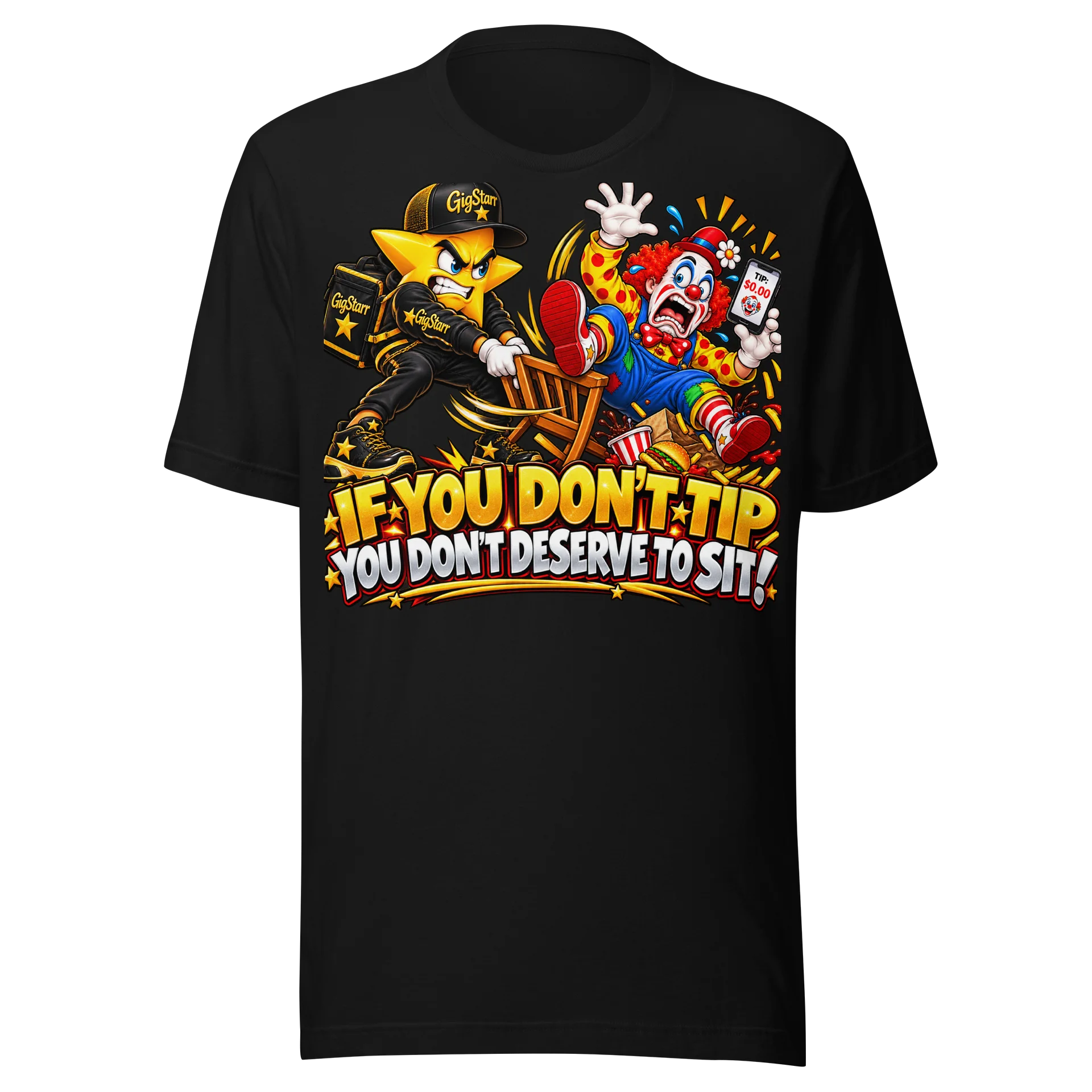 If You Don’t Tip, You Don’t Deserve to Sit! Tee product image (1)