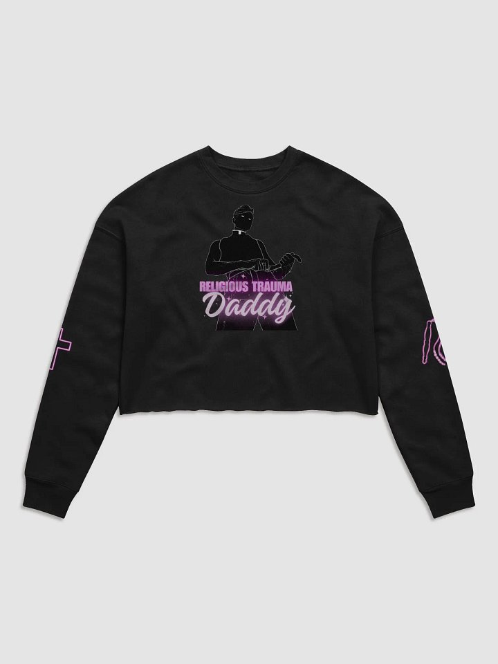 Religious Trauma Daddy | Crop Long Sleeve product image (3)