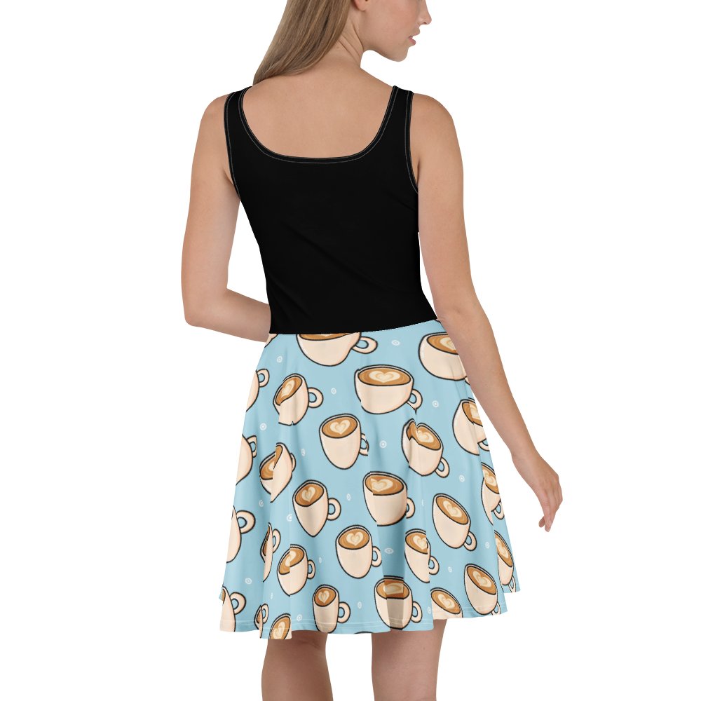 "Suspect Broke, But Coffee" Skater Dress product image (4)