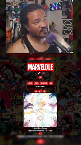Comic Marveldle for July 8! I figured it out but I ... also didn't? Kinda? BLEGH. lol #comics #marvel #marveldle