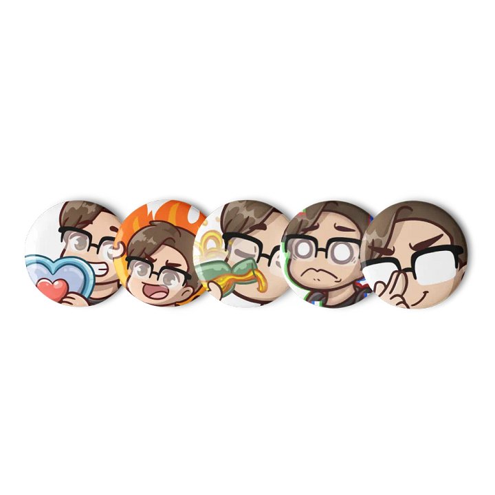 CrimsonStrife "EmotiPins" Collection: Wave 1 product image (1)