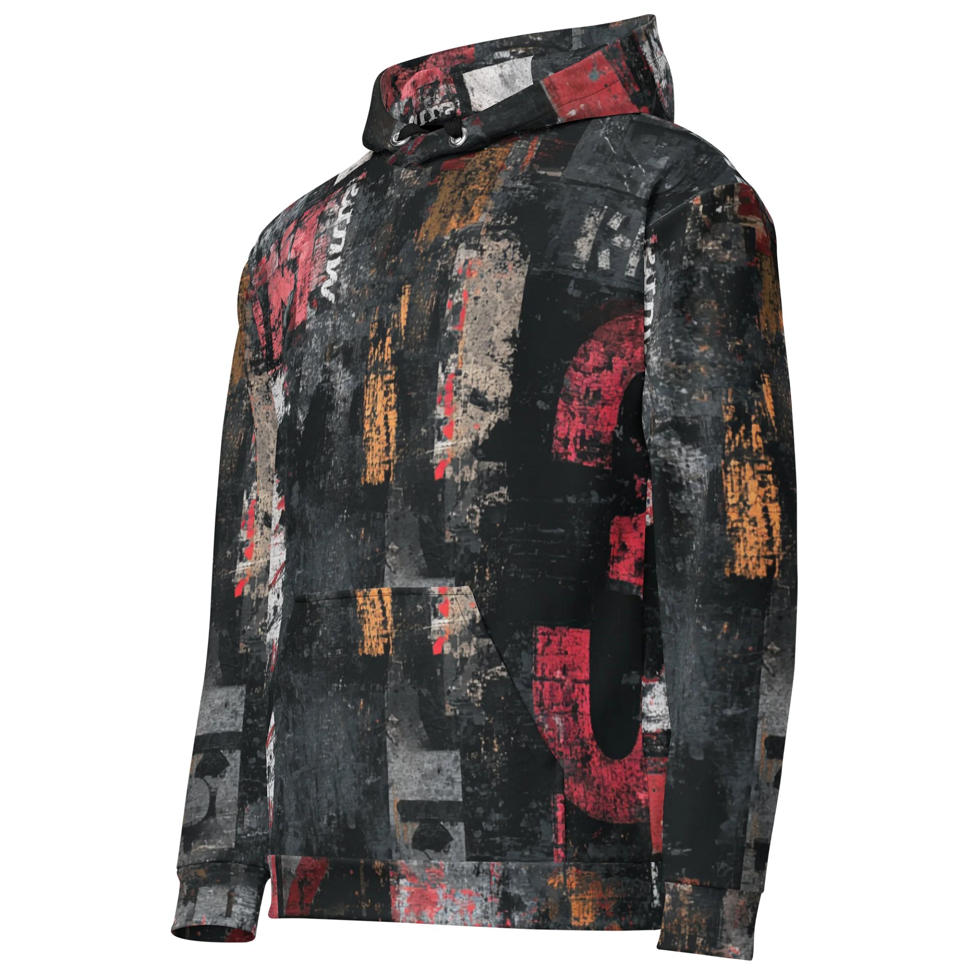 Distressed Numbers Unisex Hoodie product image (4)