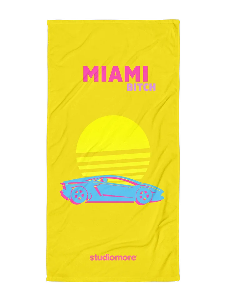 Miami Bitch Beach Towel product image (1)
