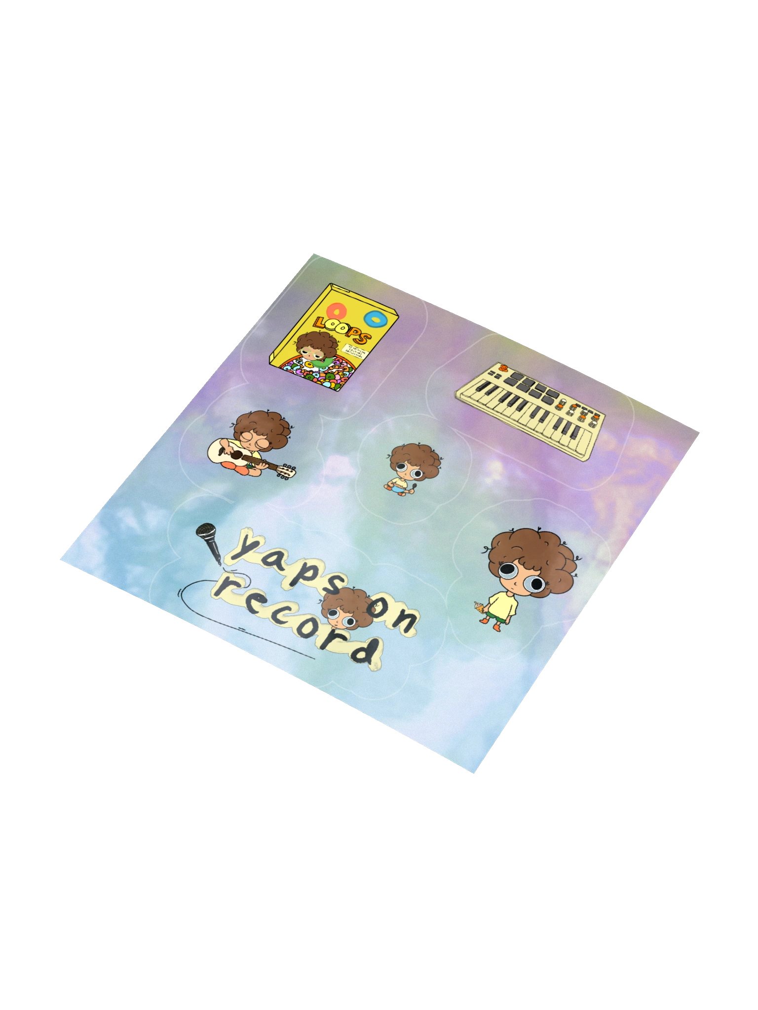 Yaps On Record Stickers alternate 2