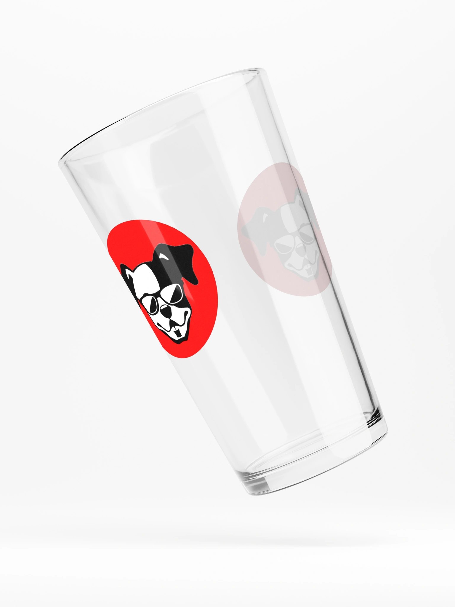 Red Logo Pint Glass product image (5)