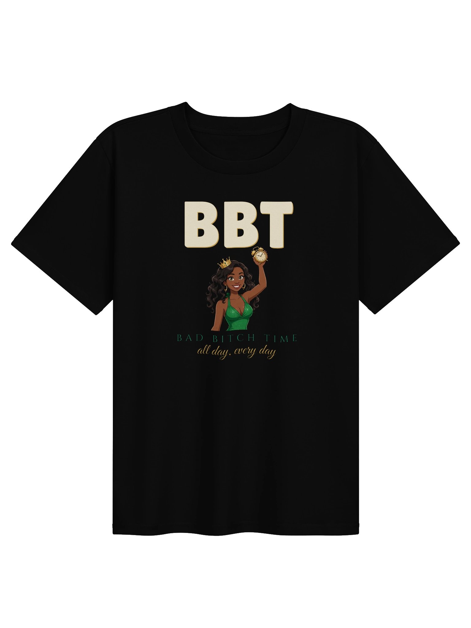 Bad Bitch Time Cartoon Tee product image (1)