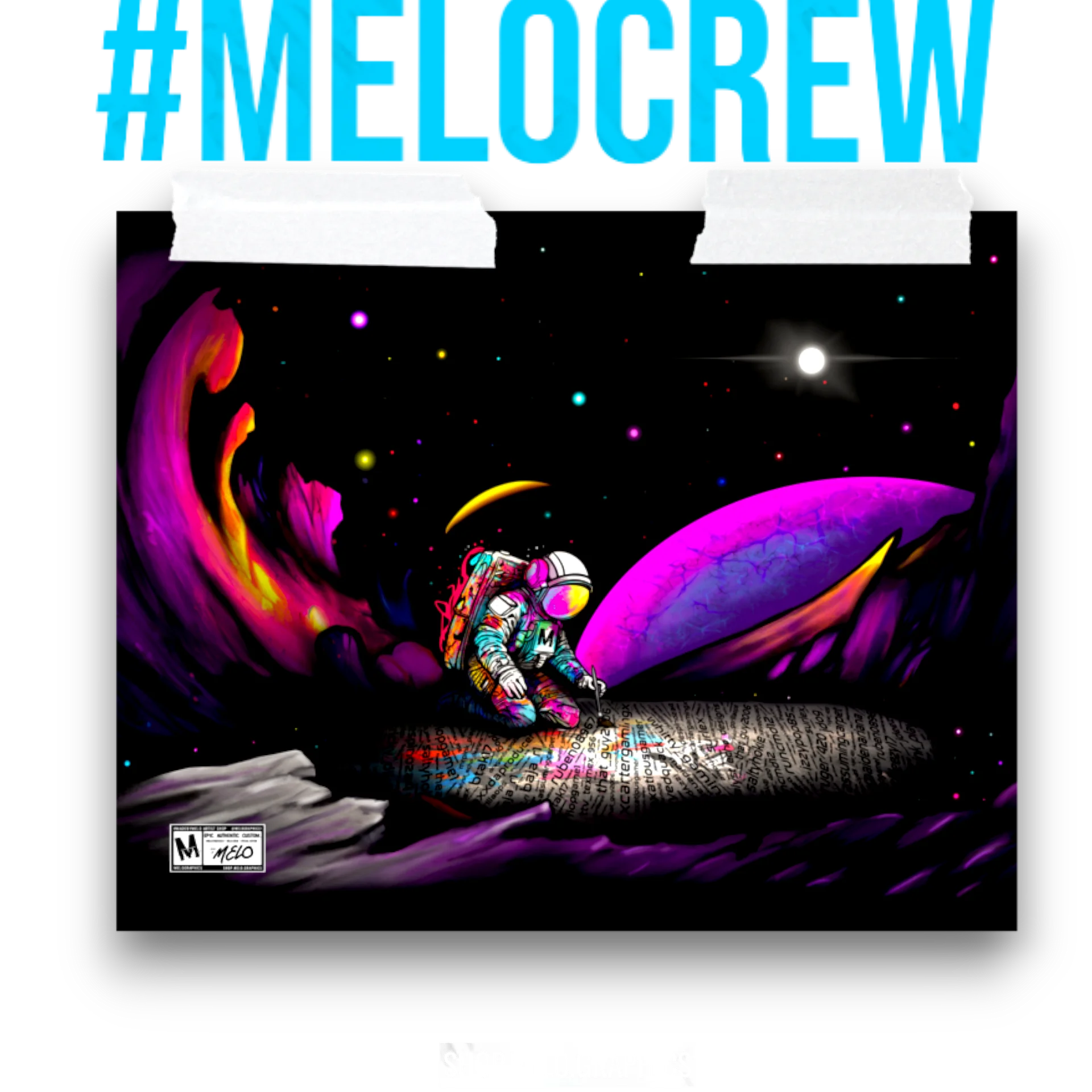 #MELOtober 2023 MELO CREW Founders - Personalized Poster | #MadeByMELO product image (4)