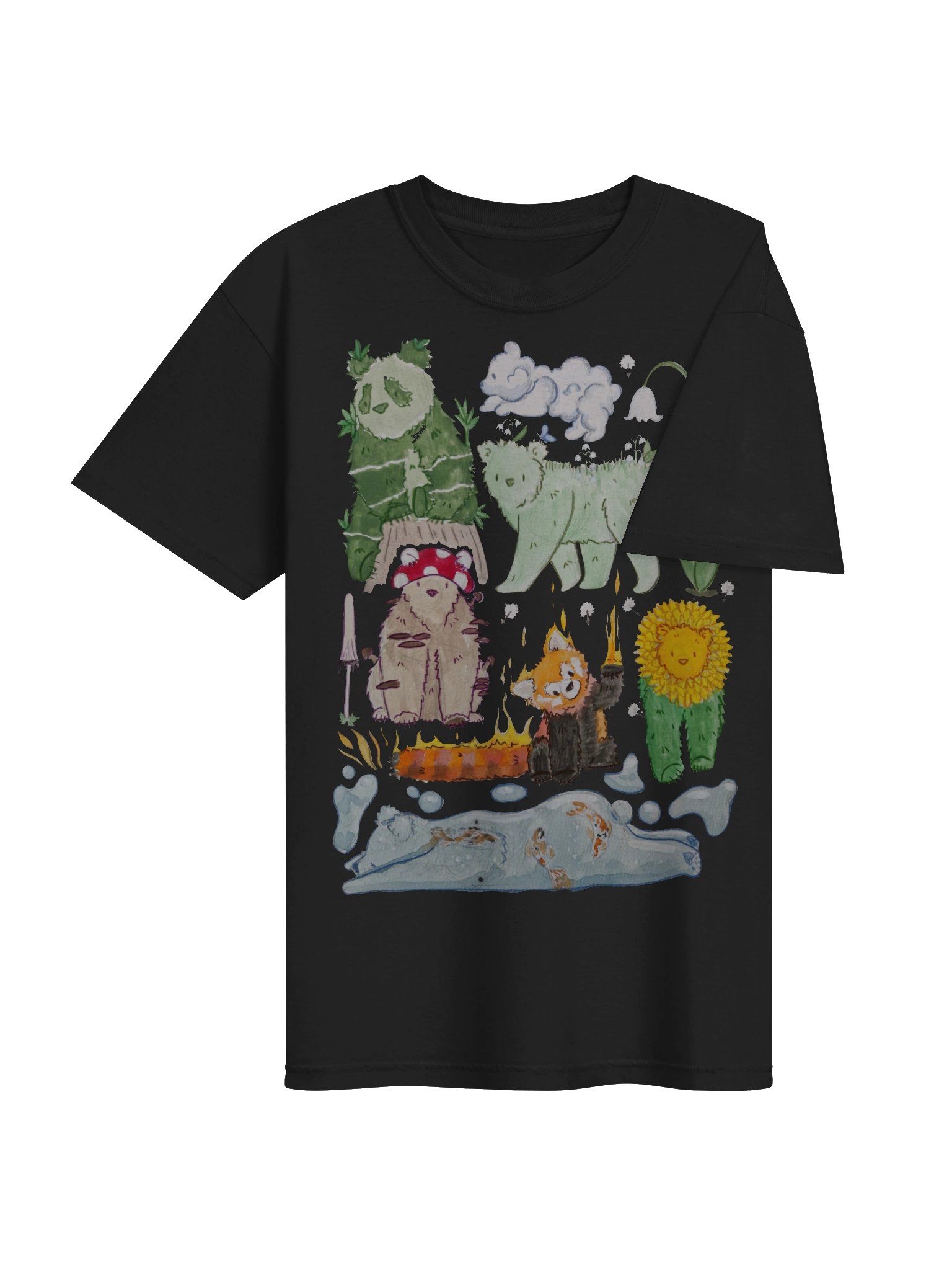 Nature bears tee heavyweight product image (21)