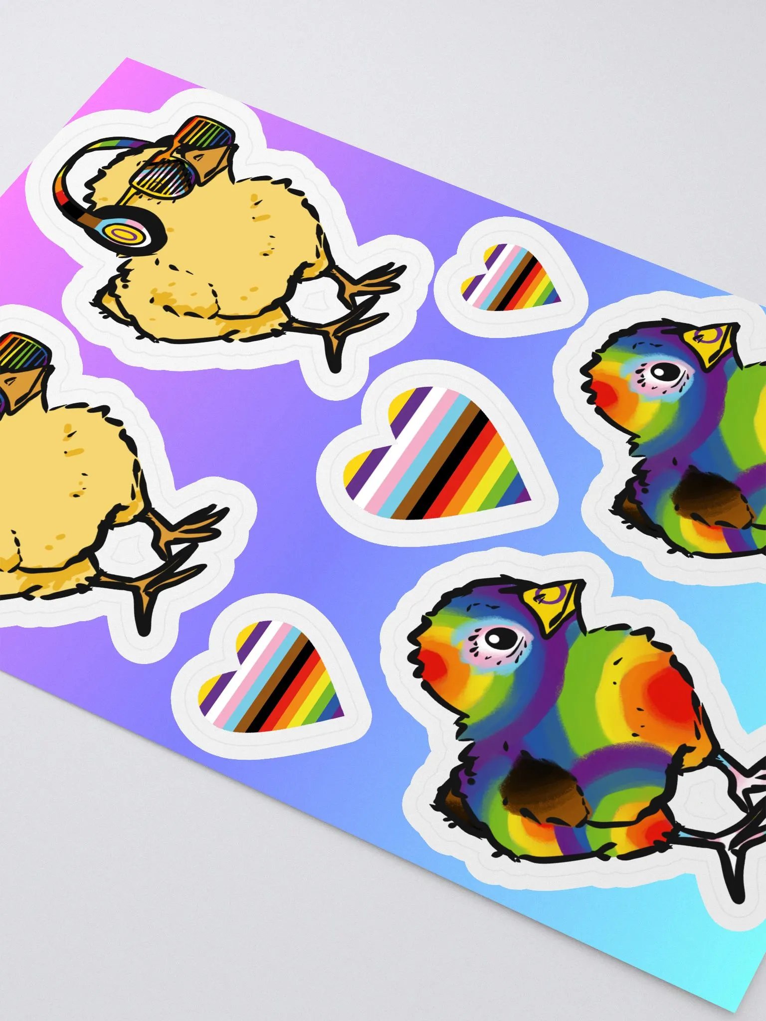 Peep Our Pride sticker sheet product image (3)