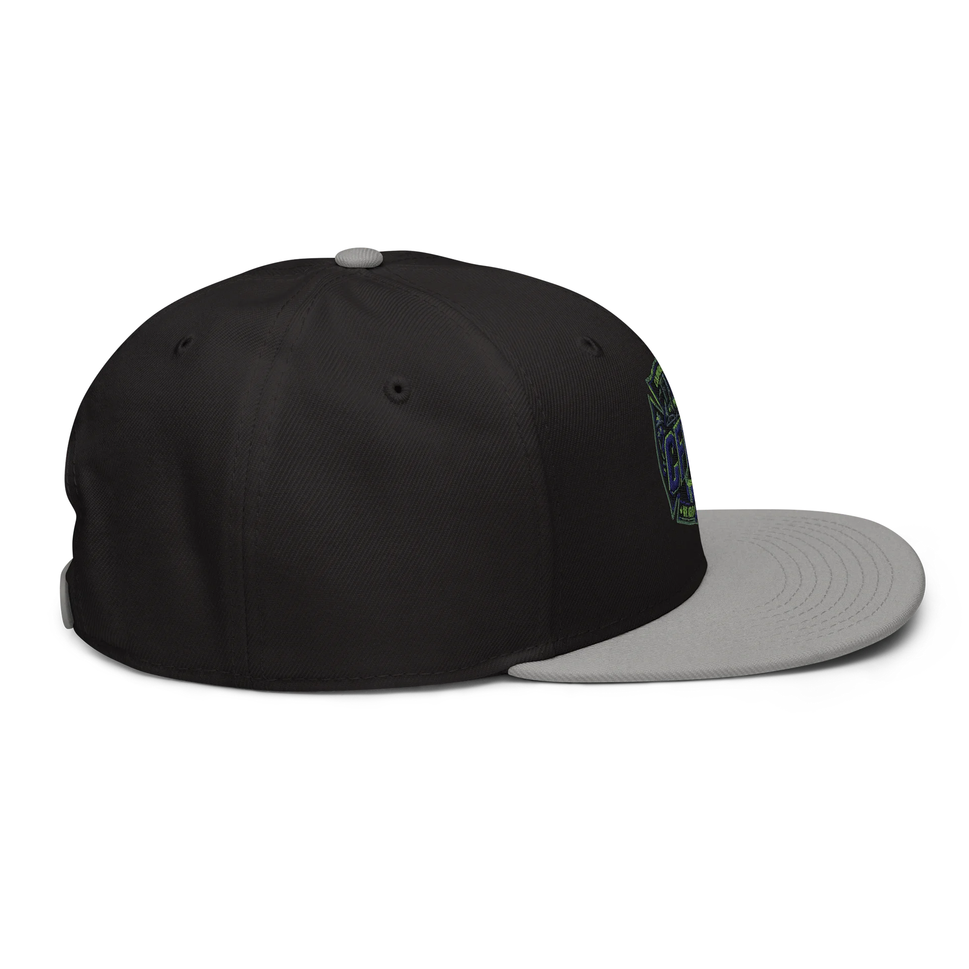 Snap back/lime green thread product image (6)