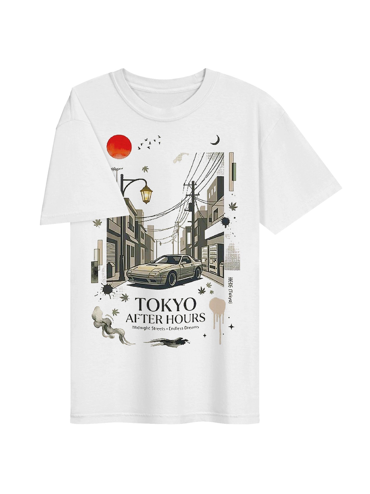 Tokyo After Hours Streetwear Tee | Vintage Japanese Graphic Tee product image (3)
