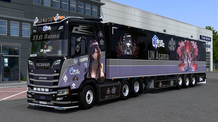 [ETS2] IJN Asama - Azur Lane [Combo Skin] product image (2)