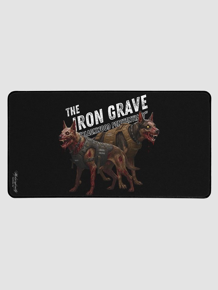The Iron Grave - Blackwood Penitentiary - Rot Hounds - Black Desk Mat product image (1)