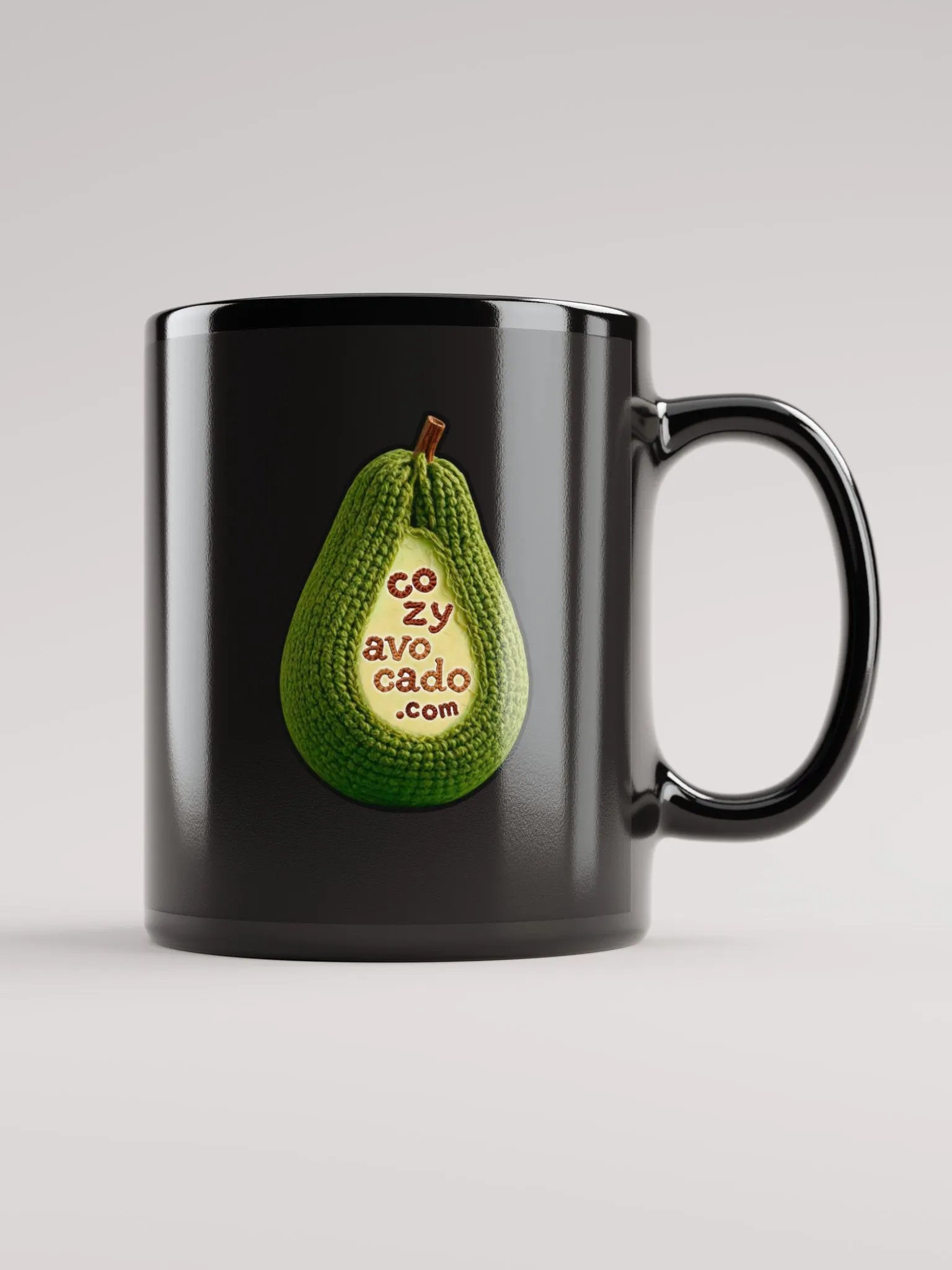 CozyAvocado Black Glossy Mug Supporter Edition #1 product image (1)