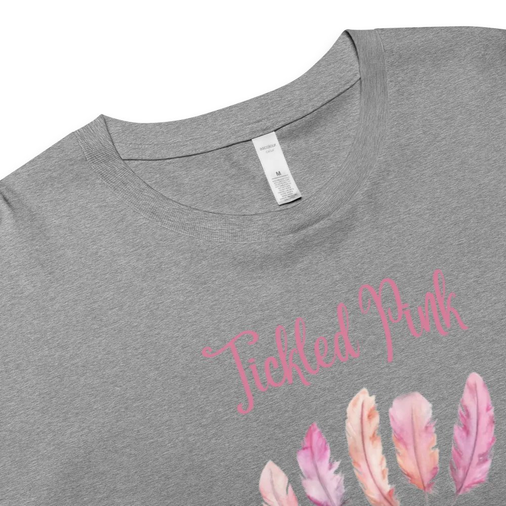 Tickled Pink Feathers Crop Top product image (65)