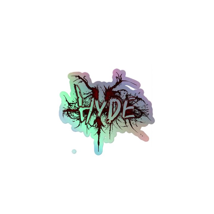HYDE Logo Kiss-Cut Holographic Sticker Sheet product image (1)