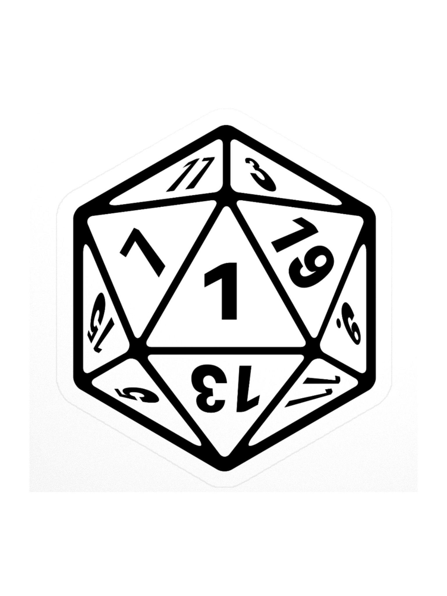 D20 Sticker - Crit Fail product image (3)