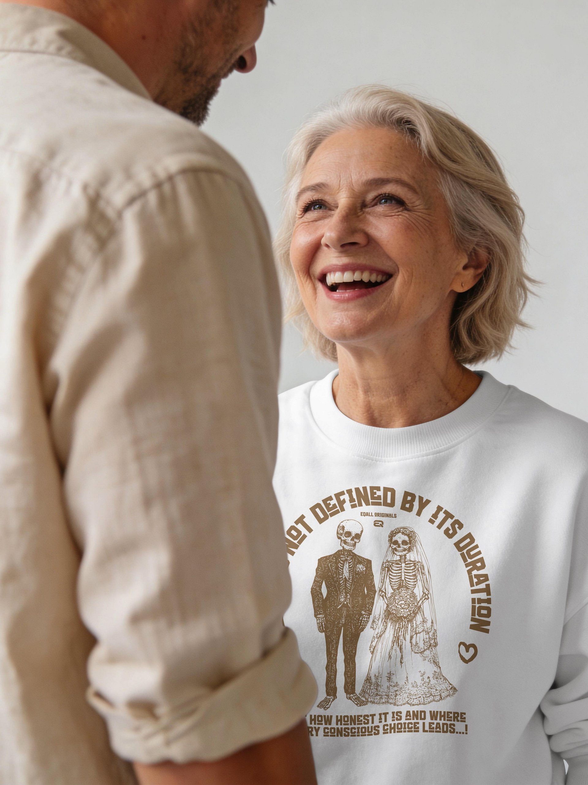 Love is (not) defined by... Unisex Gildan Crewneck_R3CVR.i by EQALL® Originals_Bronz product image (6)