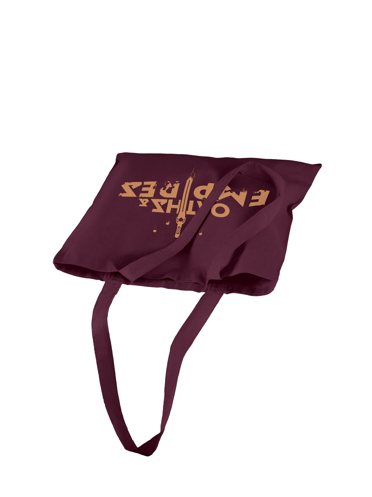 Oaths & Empires Burgundy and Gold Tote Bag product image (4)