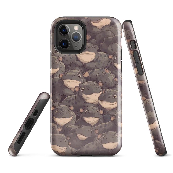 Playful Hippo iPhone Case product image (3)