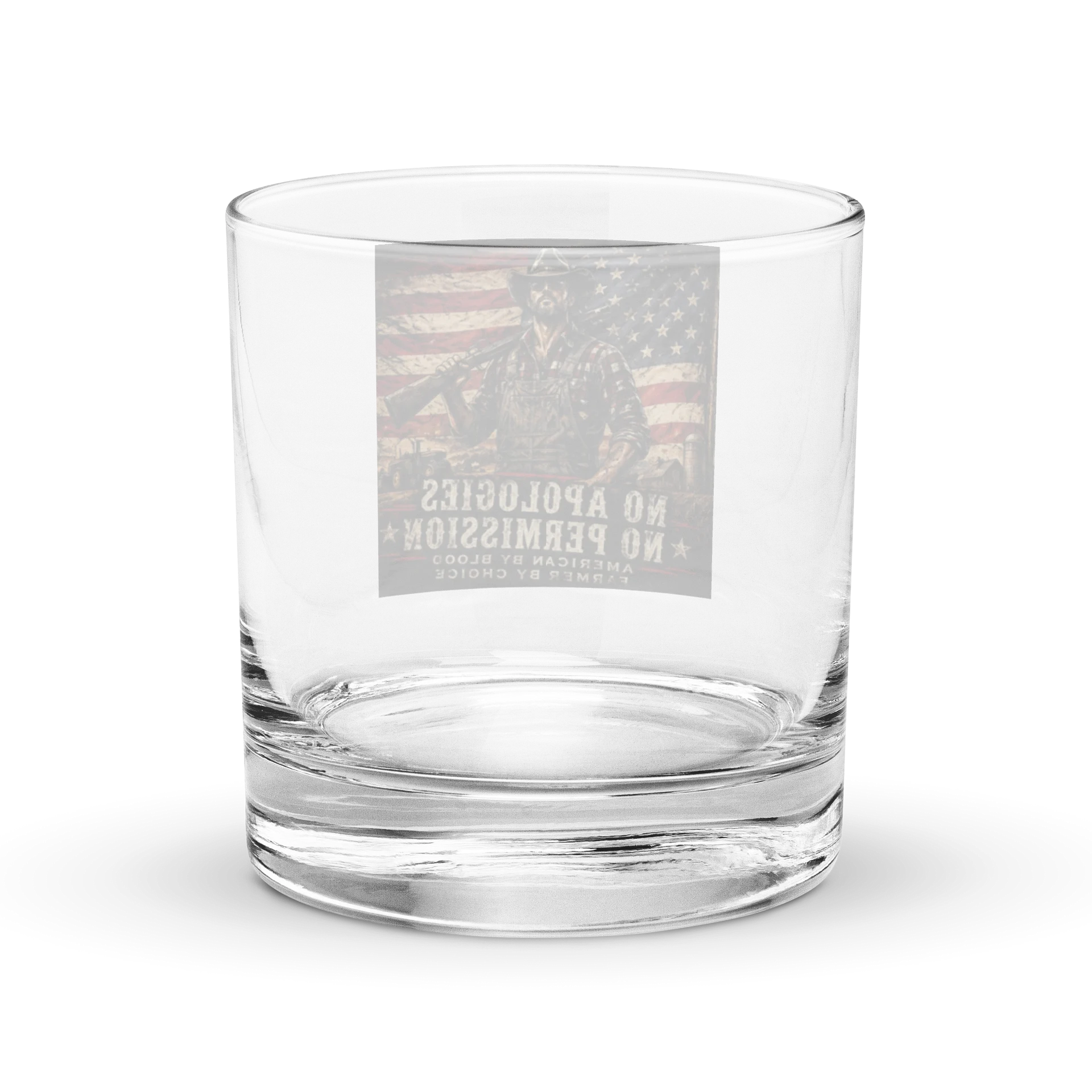 No Apologies - No Permission Rocks Glass product image (4)