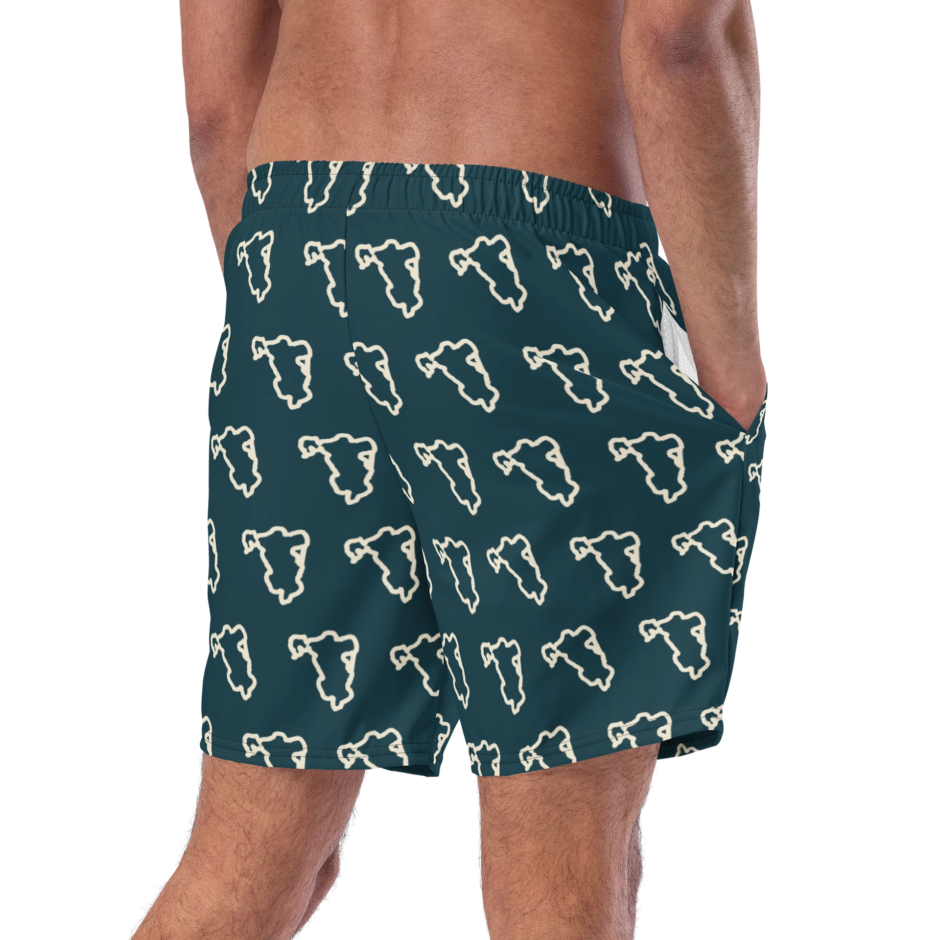 Lake Lines Recycled Swim Trunks product image (9)