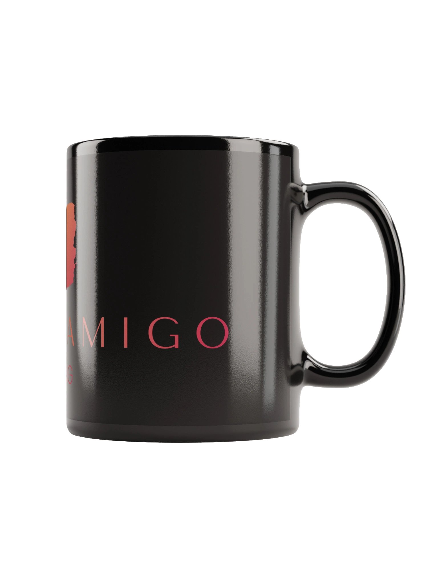 MajorAmigoGaming Logo – Schwarze Premium Tasse product image (1)