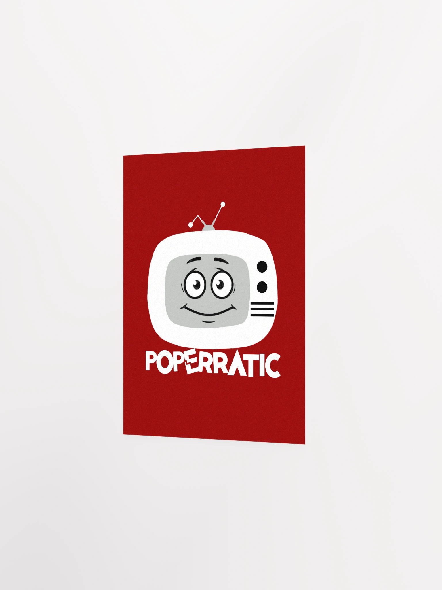 Poperratic Babysitter Logo - Red Poster product image (7)