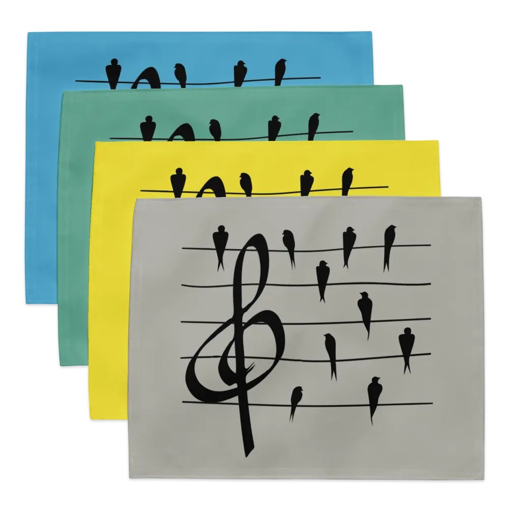 Birds on a Wire Placemats (Set of 4) product image (2)