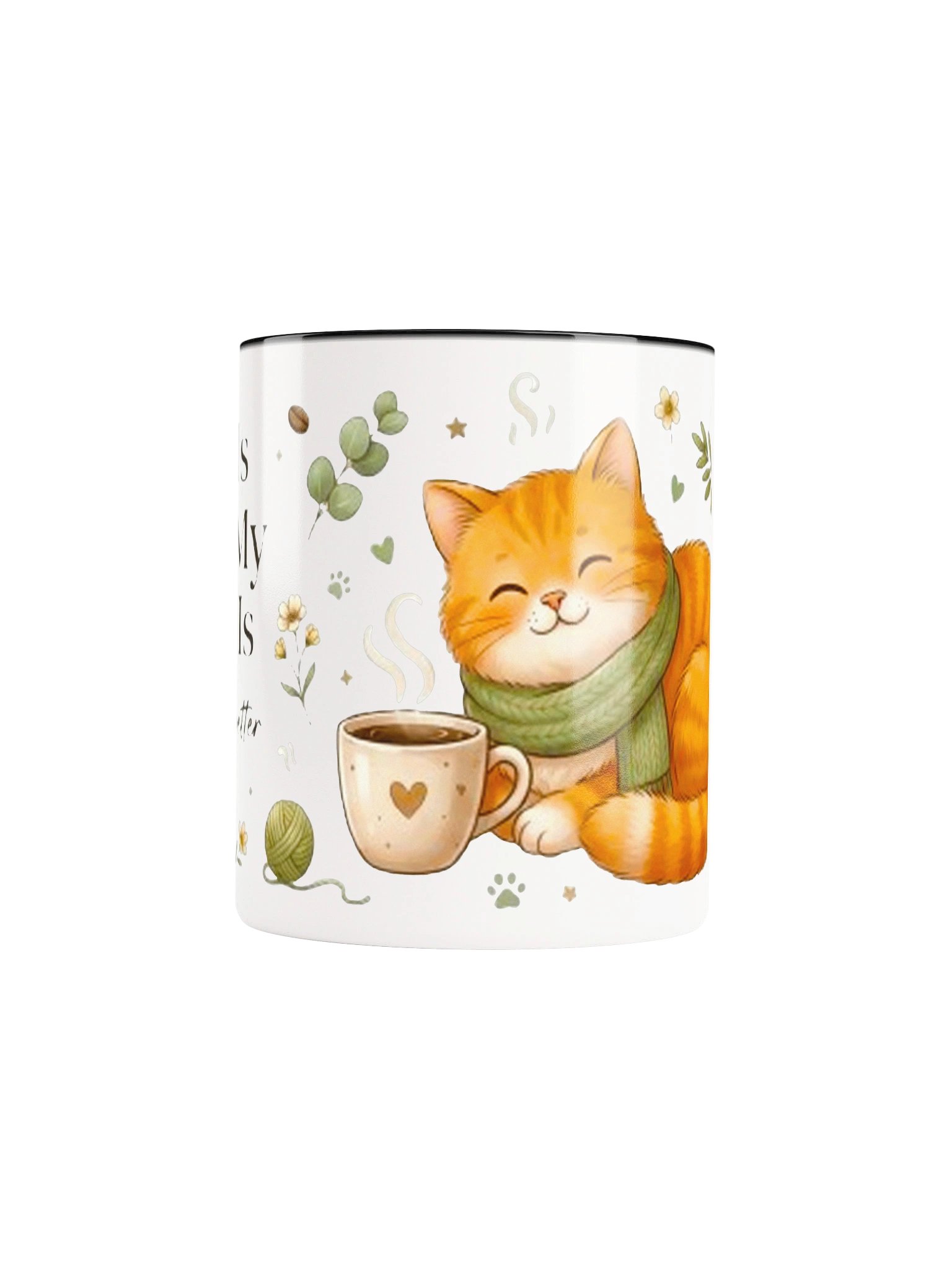 Home Is Where My Cat Is Cute Orange Tabby Accent Mug product image (10)