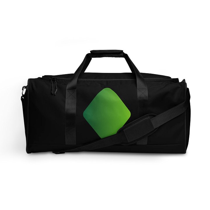 snakepeaz-animations black duffle bag product image (1)