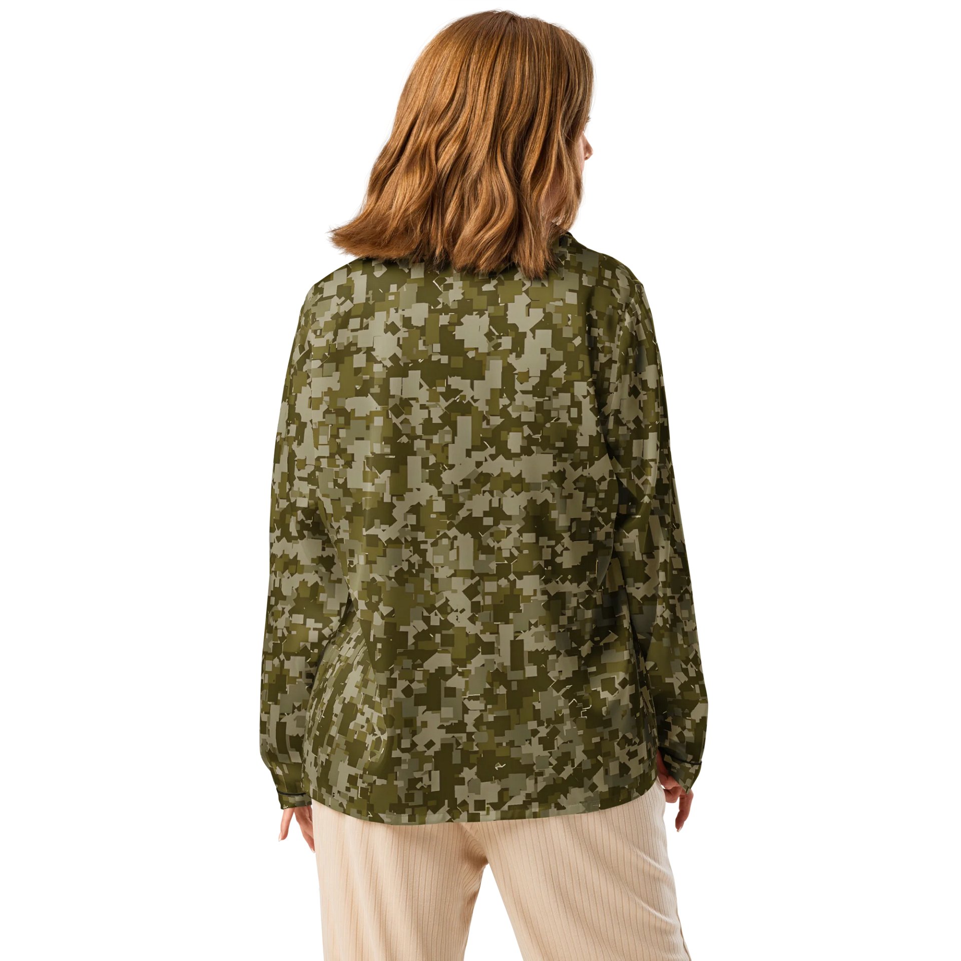 Pixelated Camo Dream Women's Pajama Top product image (2)