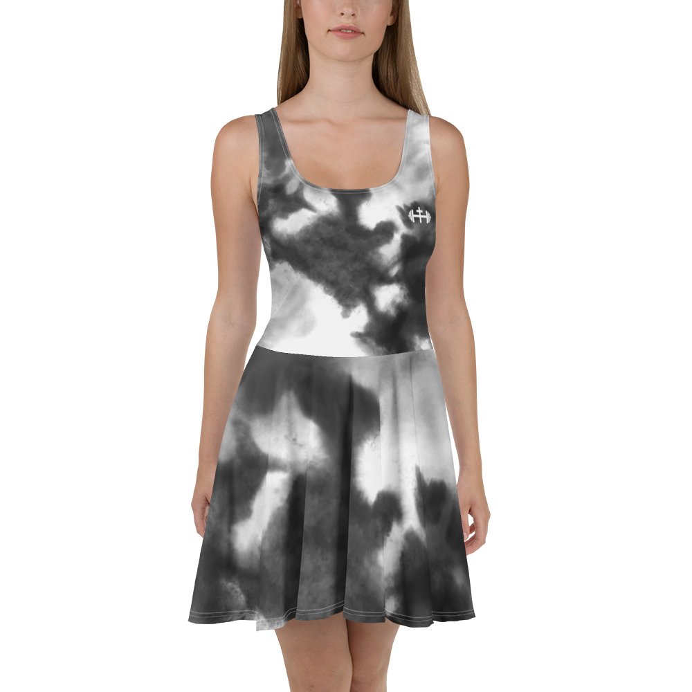 His House Womens Performance Dress - B&W Tie Dye product image (2)