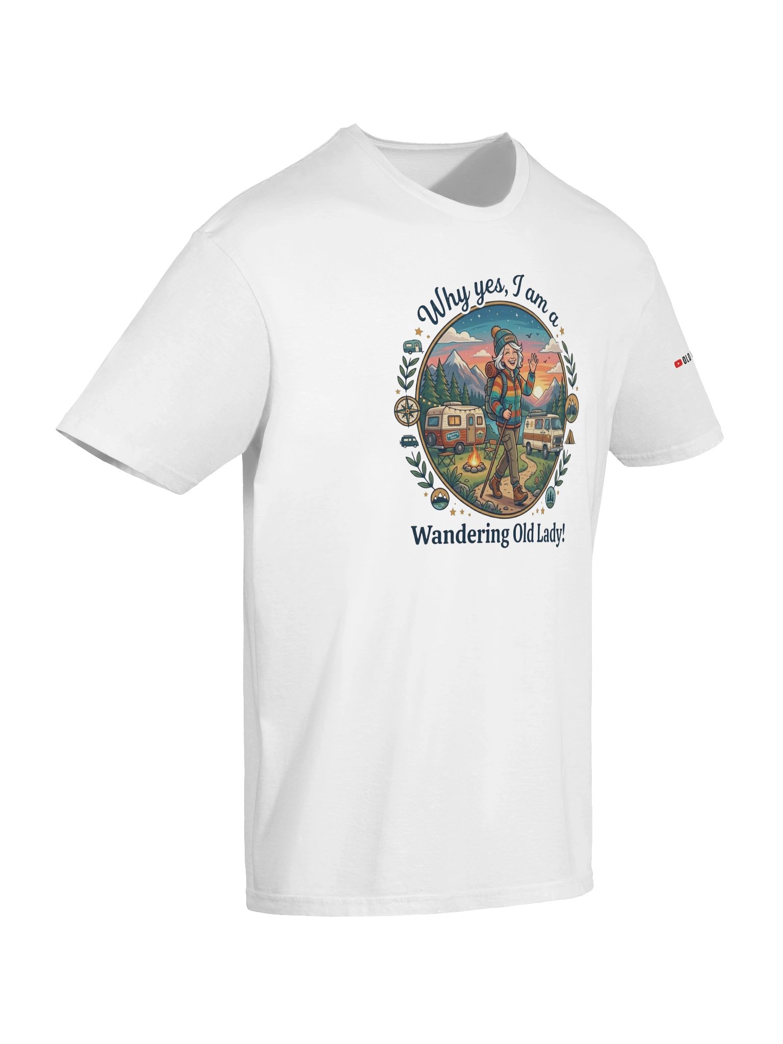 Wandering Old Lady Women's Comfort Tee product image (64)