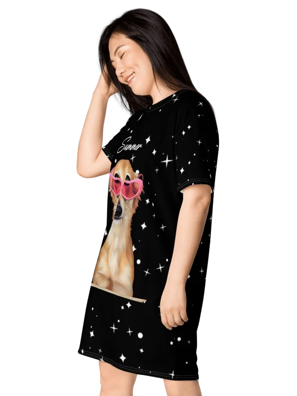 YOUR BEST FRIEND! / PERSONALIZED T-SHIRT DRESS product image (4)