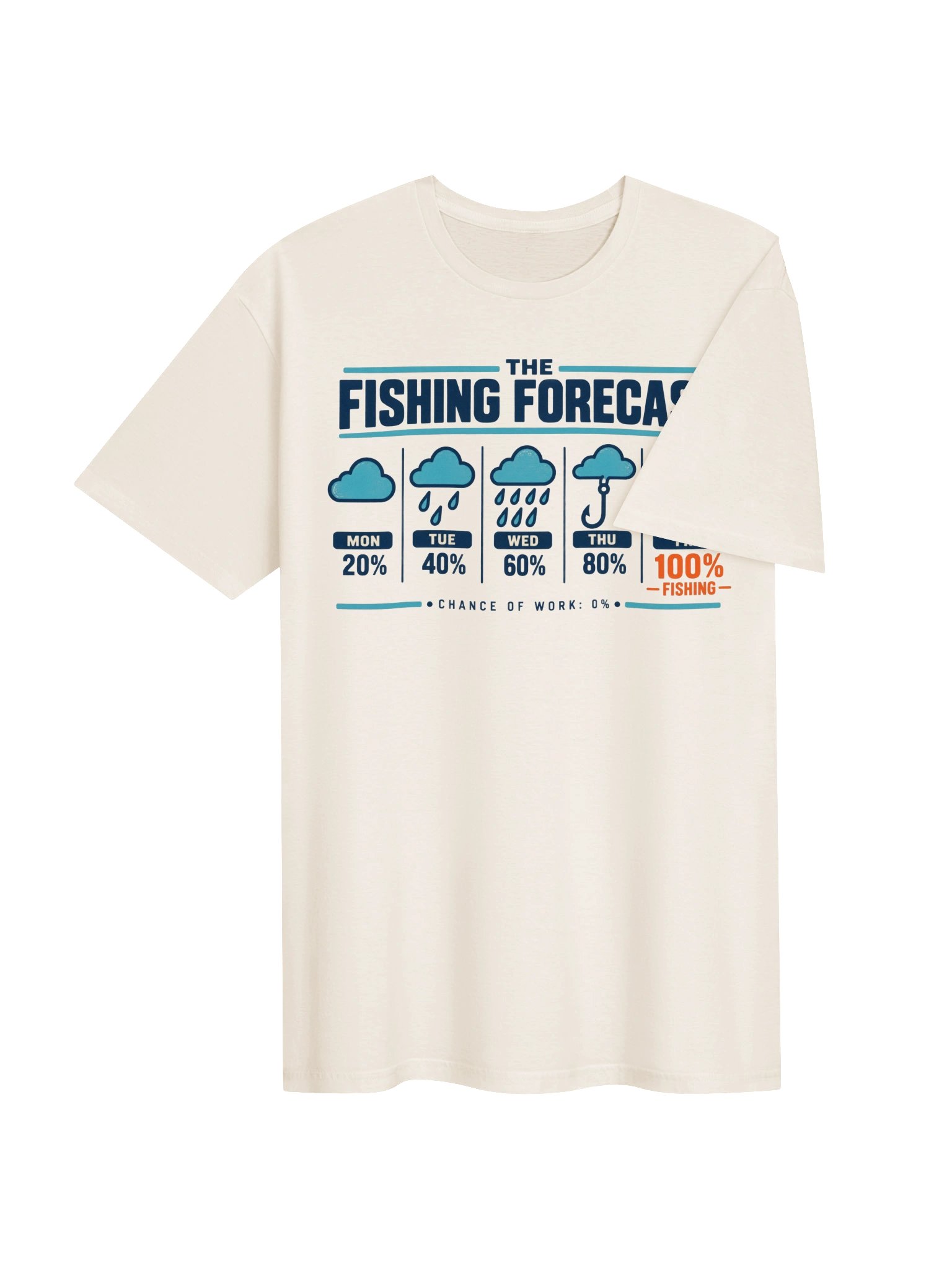 The Fishing Forecast T-Shirt product image (4)