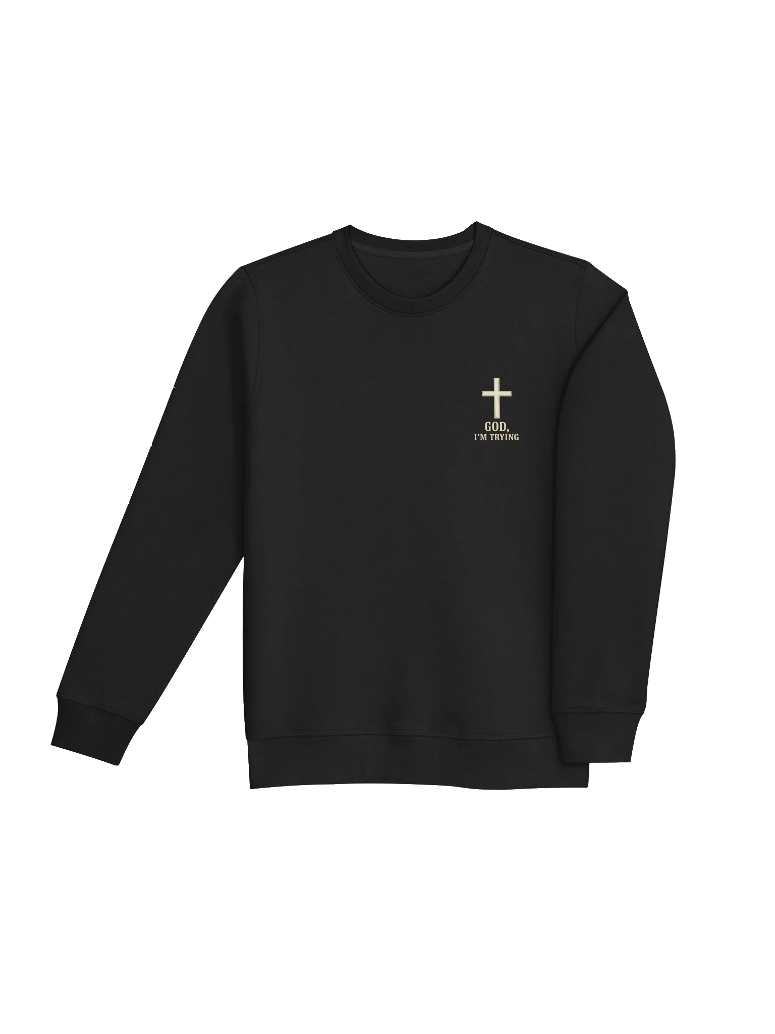 God, I'm Trying Sweatshirt product image (4)