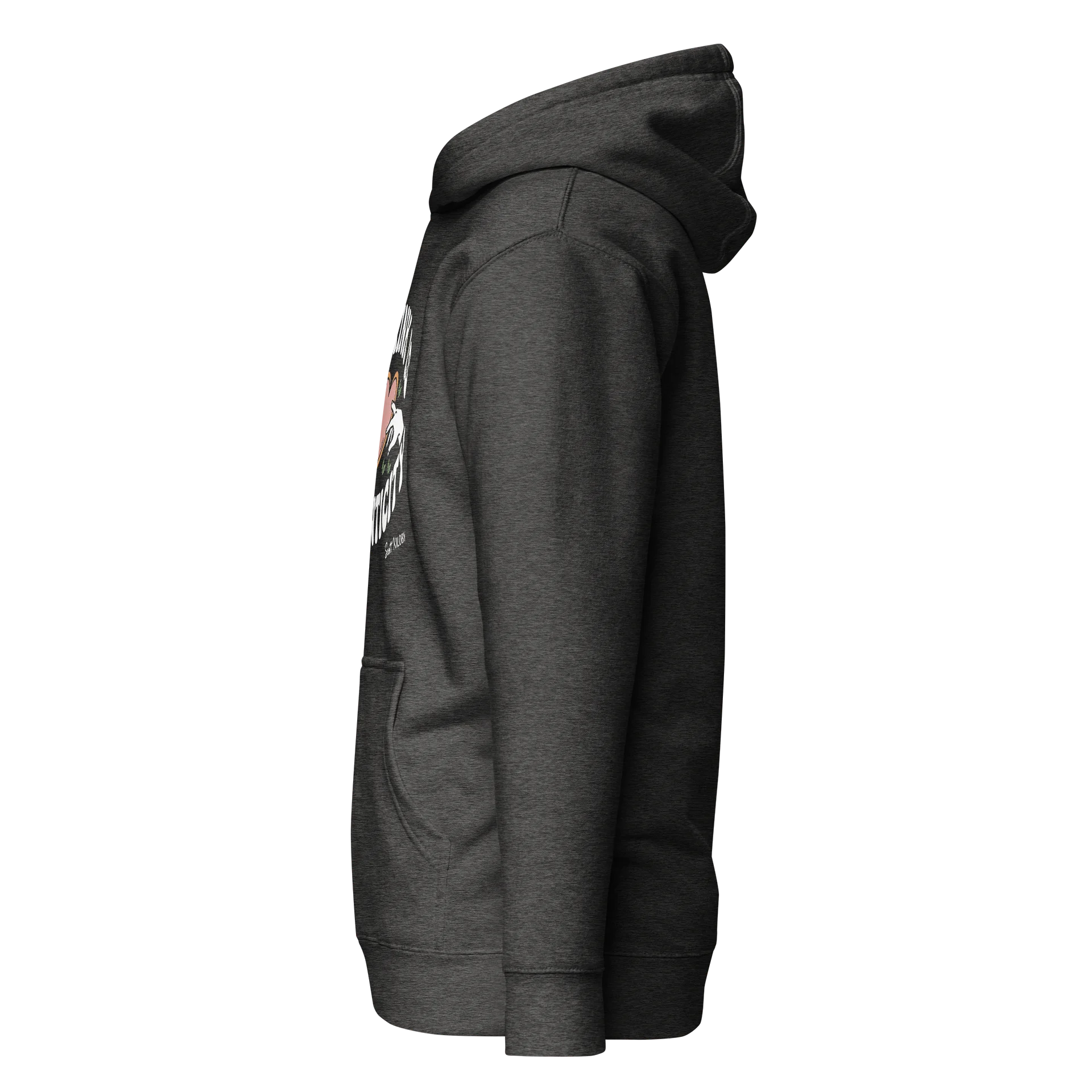 “My Kink Is Authenticity” Charcoal Heather Unisex Hoodie product image (4)