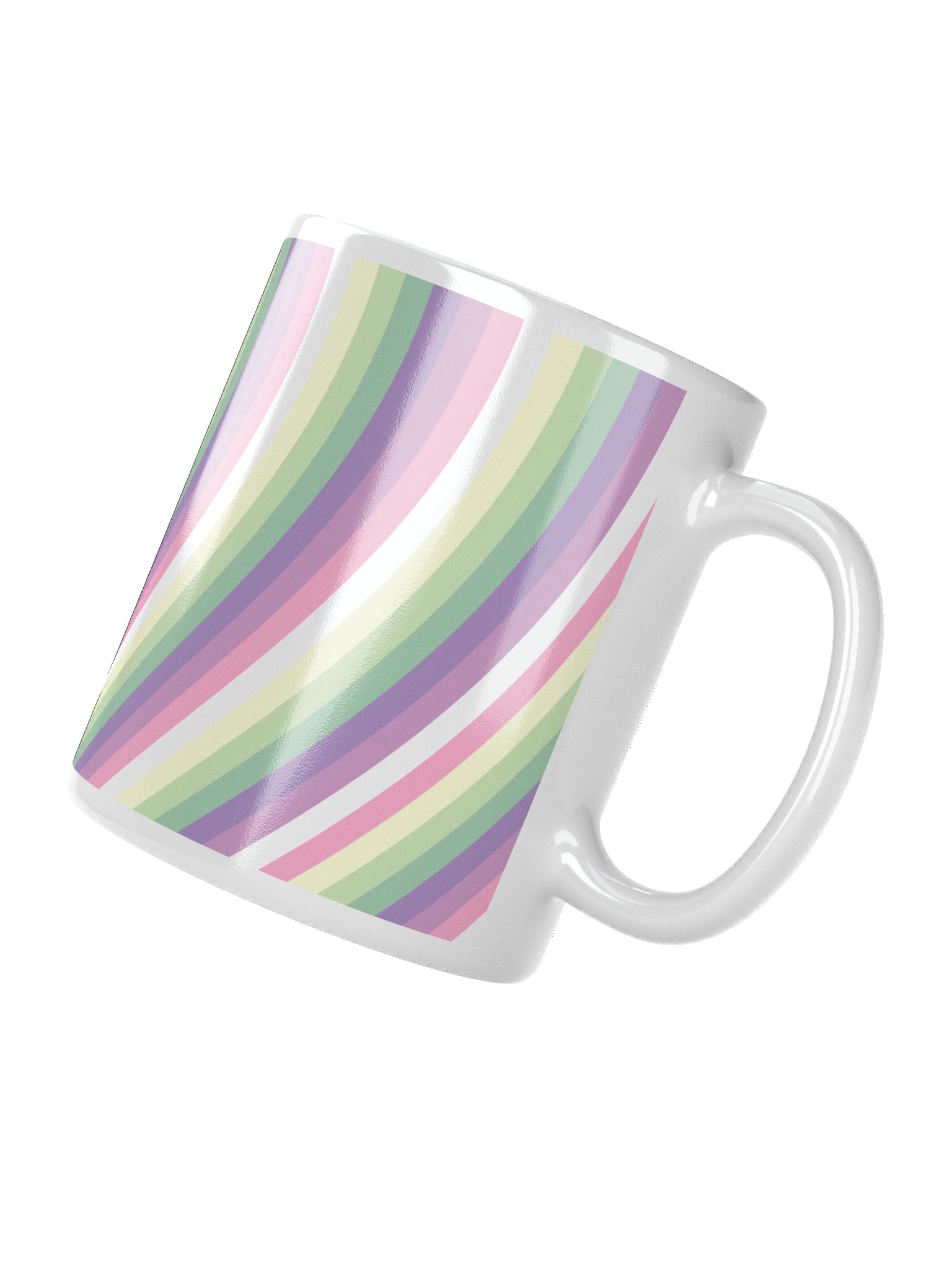 Genderfae Pride Hearts Mug (Right-handed) product image (3)