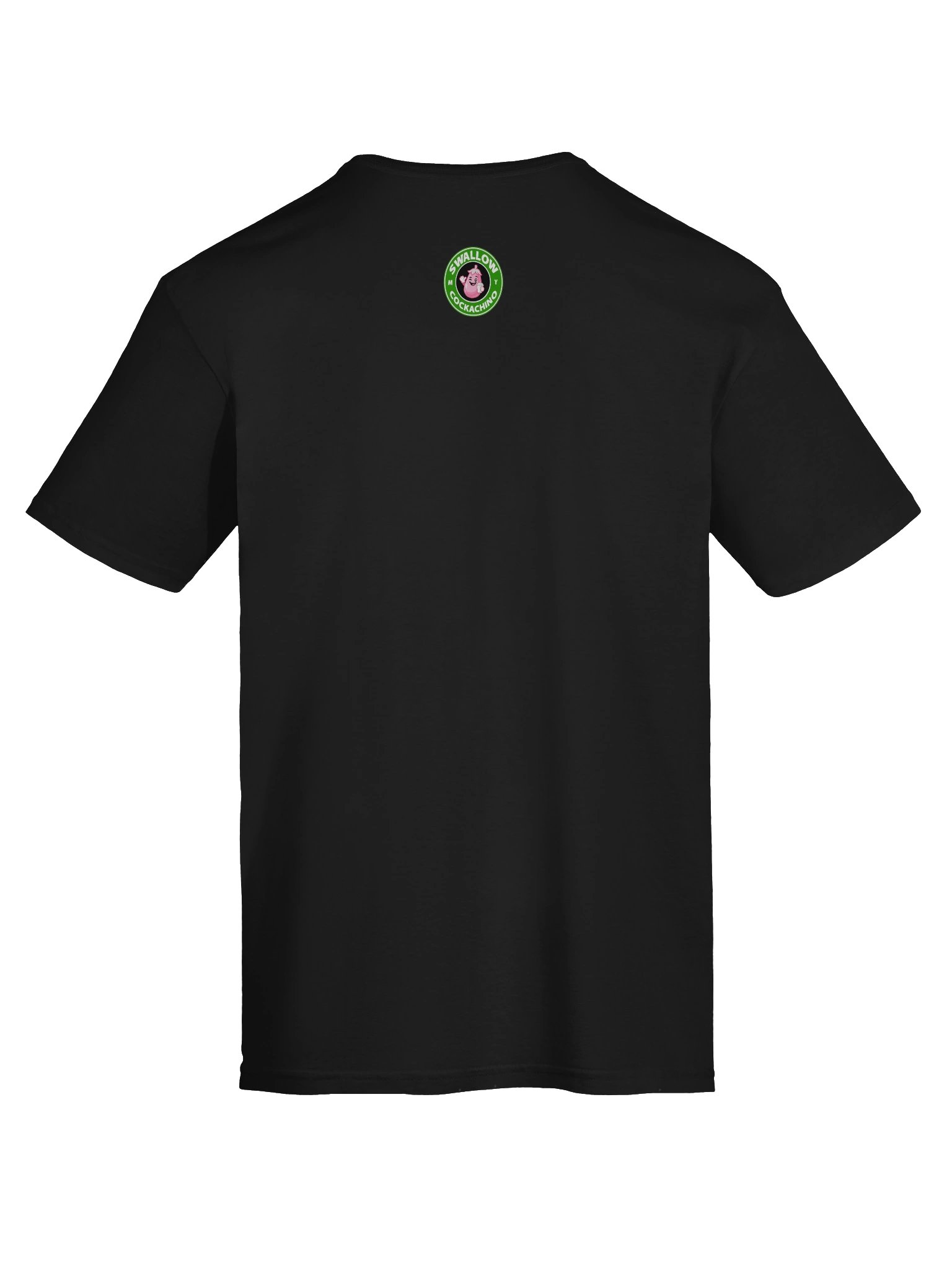 Swallow My Cockachino Logo Tee (green, black) product image (7)