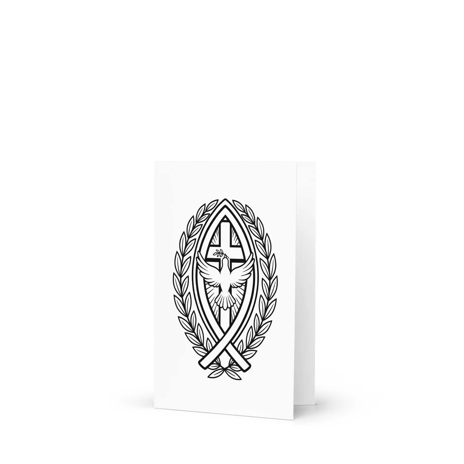 Christian Greeting Card Blank Inside Gift for Religious Celebrations product image (1)
