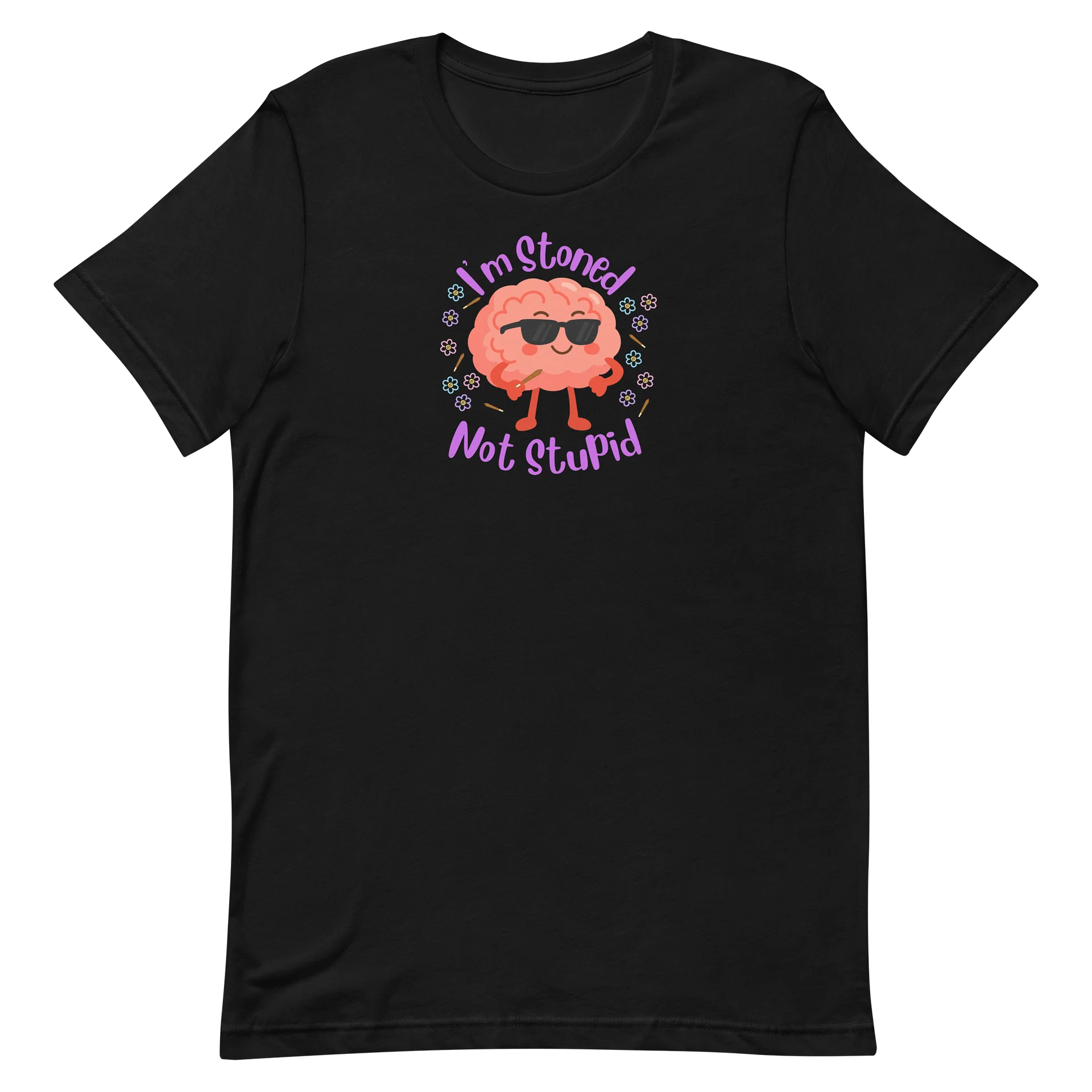 The "Stoned Not Stupid" Brain Tee product image (5)