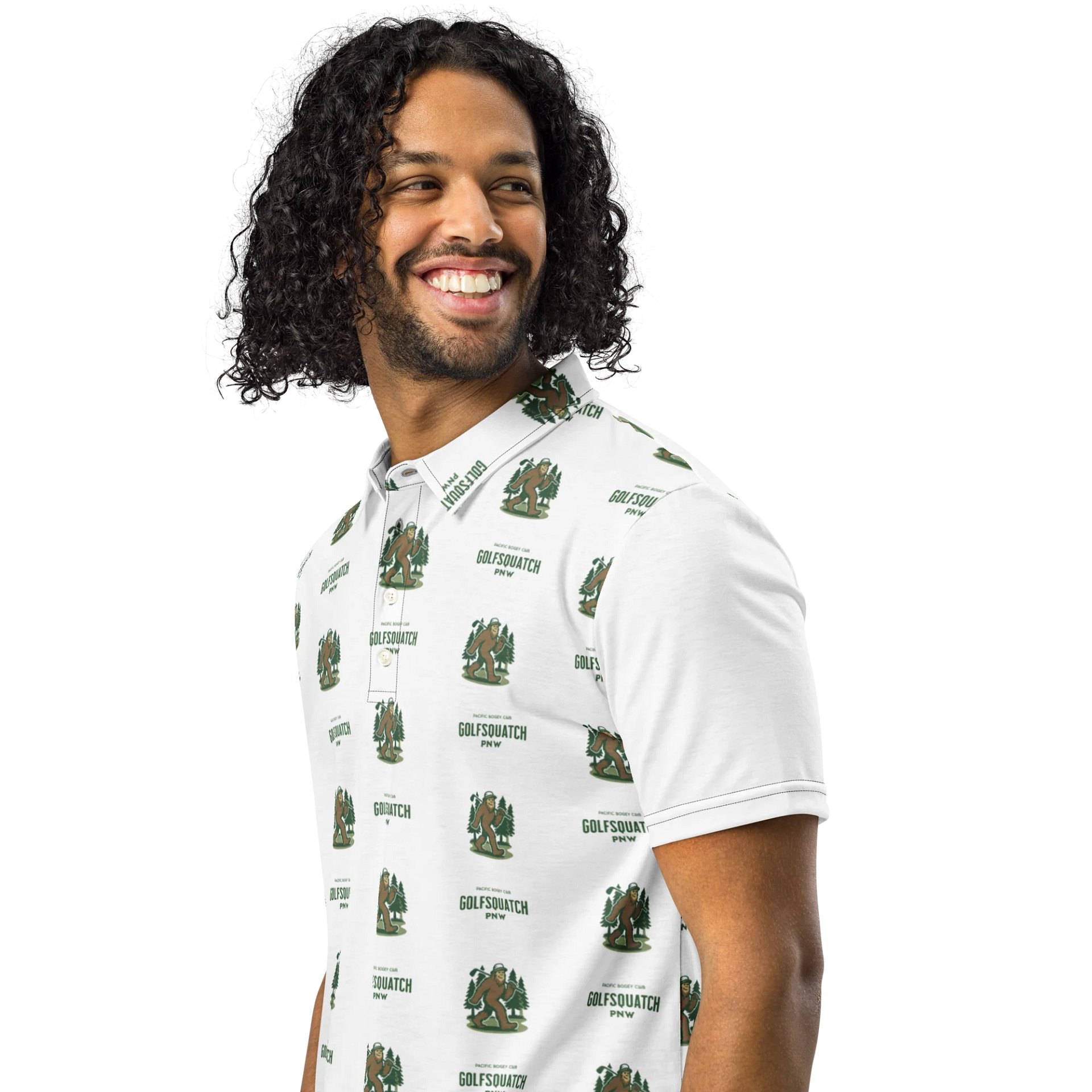 GolfSquatch Patterned Slim-Fit Polo product image (4)