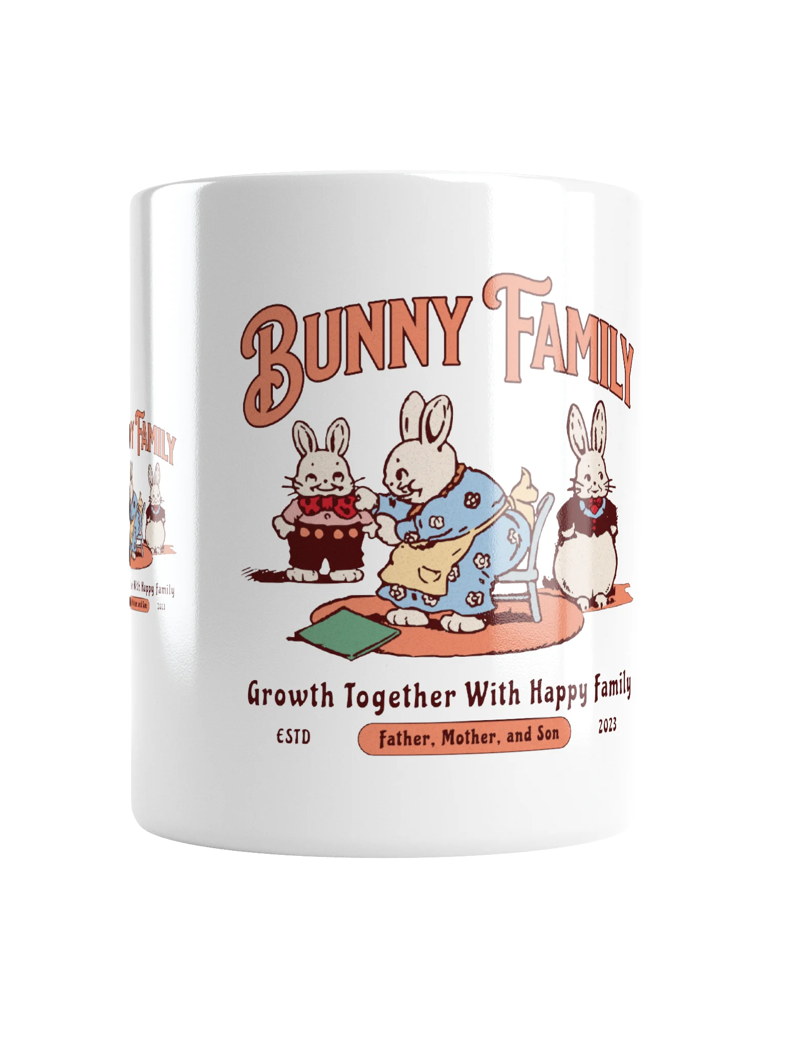 Bunny Family Ceramic Mug product image (1)