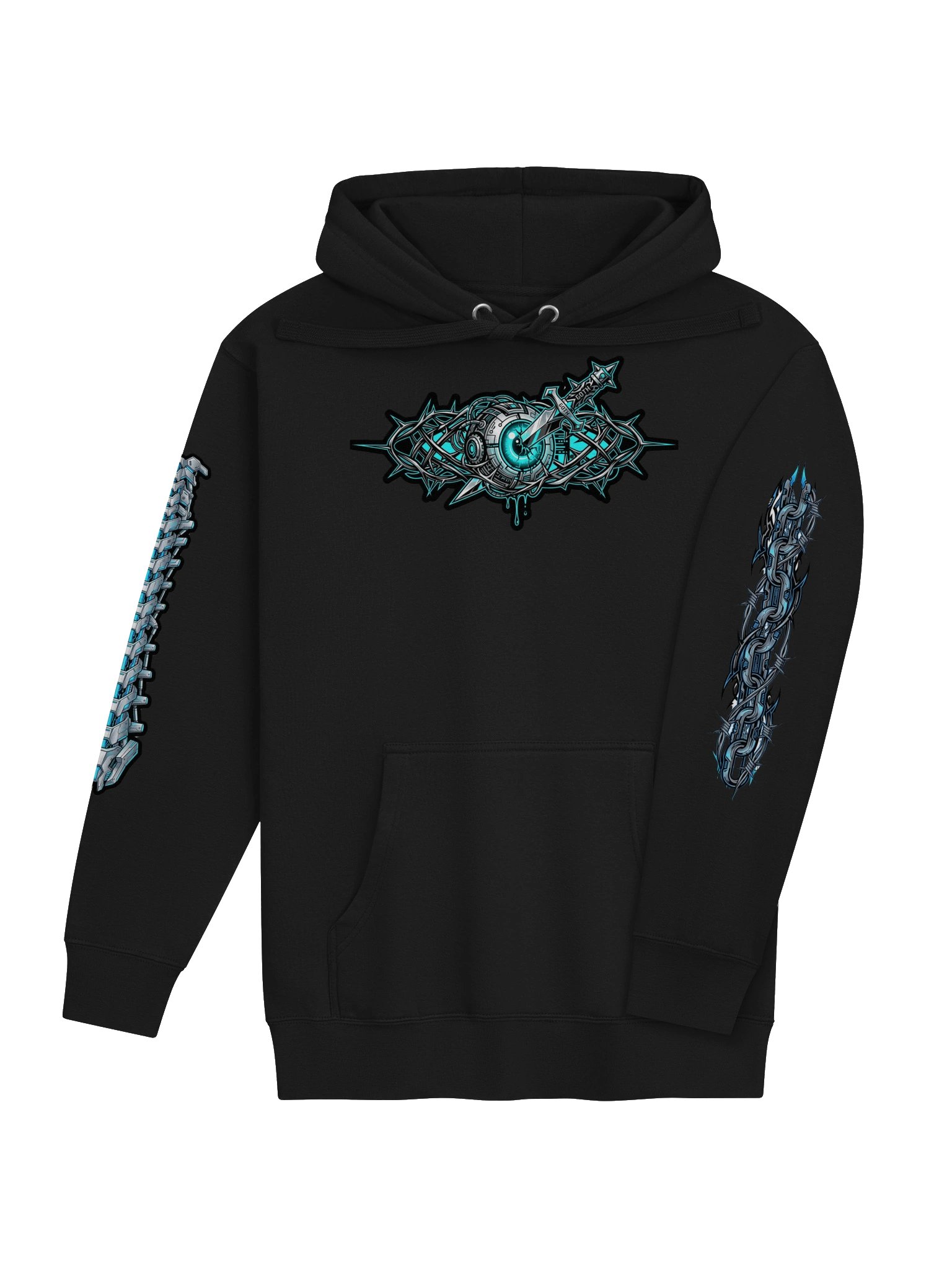 Cyber Eye Sword Graphic Hoodie product image (4)