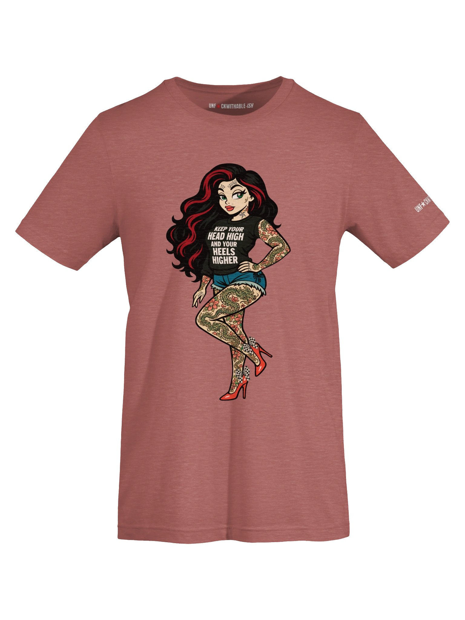UNF★CKWITHABLE-ISH™ Women's Soft Graphic Classic T-Shirt Skarlitt product image (5)