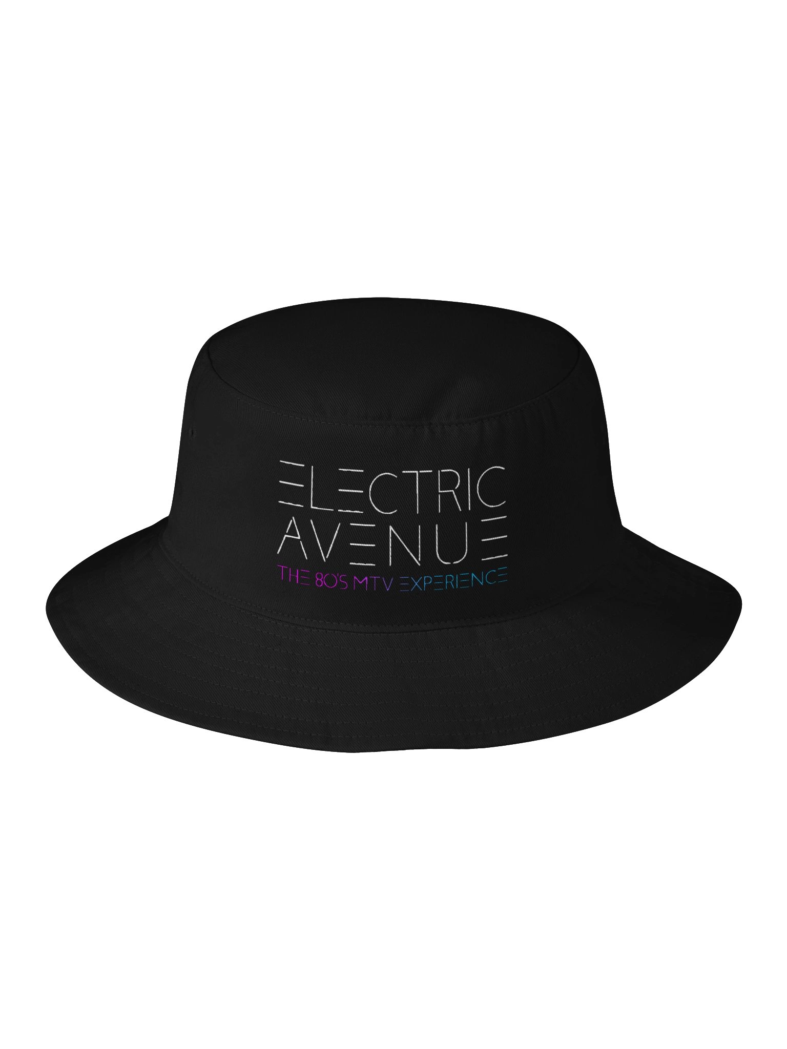 Printed Bucket Hat (Black/Blue) product image (1)