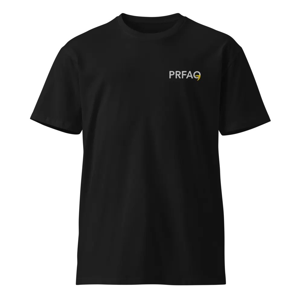 PRFAQ T-Shirt (Embroidery) product image (1)