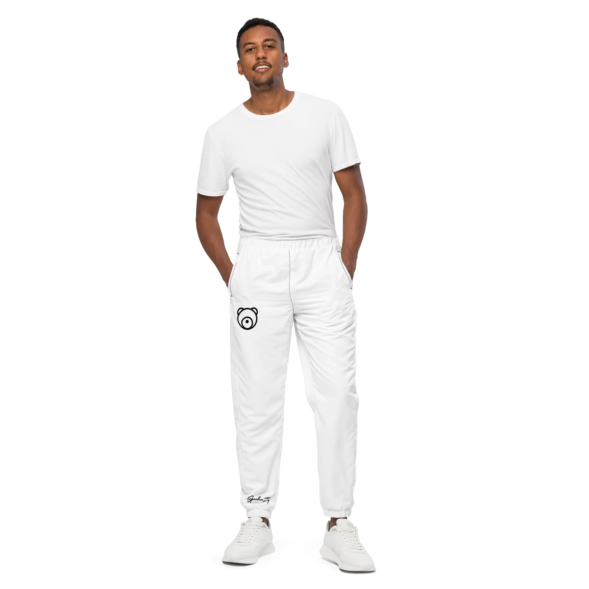 SpeakeaZy Signature Joggers White product image (1)