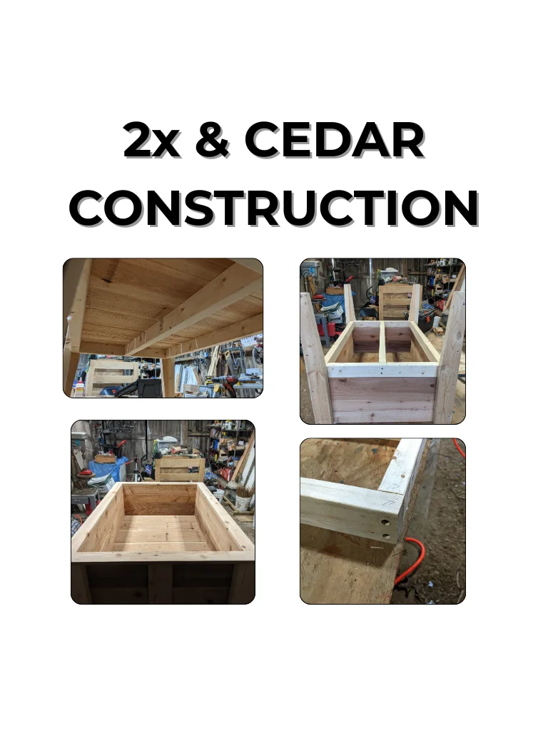 Waist-High Elevated Cedar Planter: DIY Build Plans & Construction Guide product image (6)